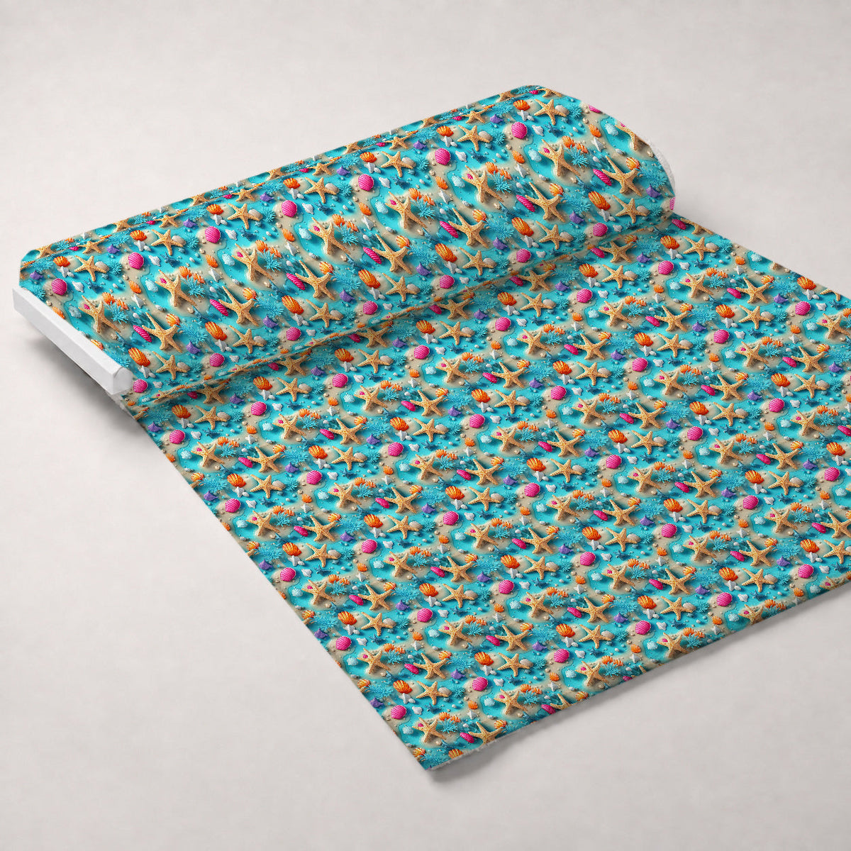 Seashell Shores Pattern 6 Minky Fabric