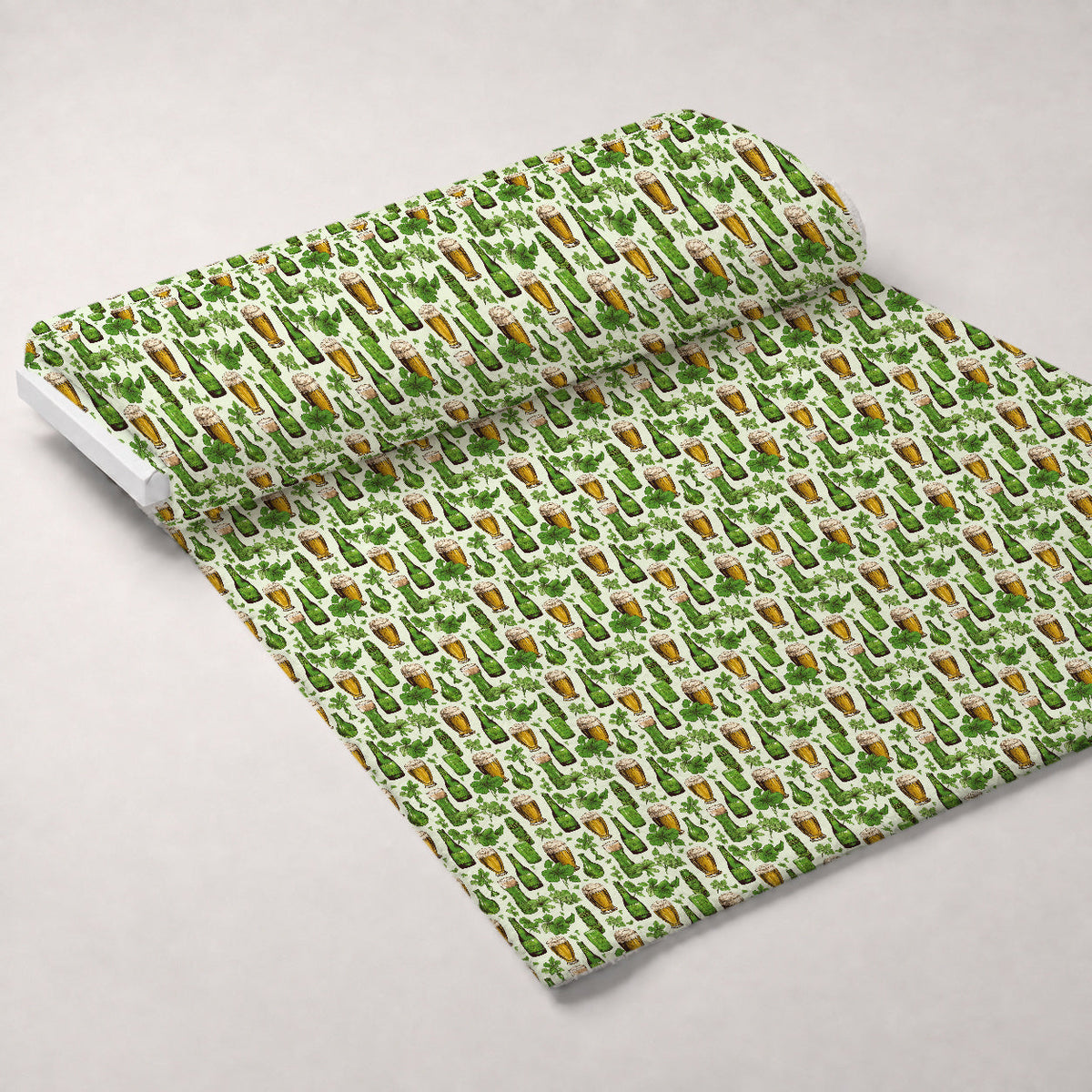 Shamrock Shimmer Pattern 15 Minky Fabric