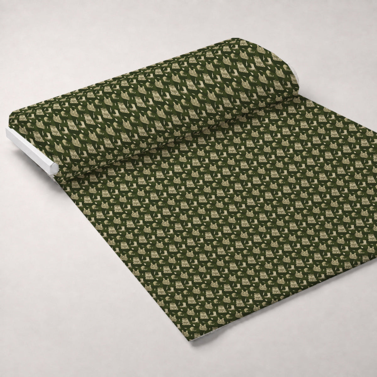 Soldier Gear Pattern 1 Minky Fabric