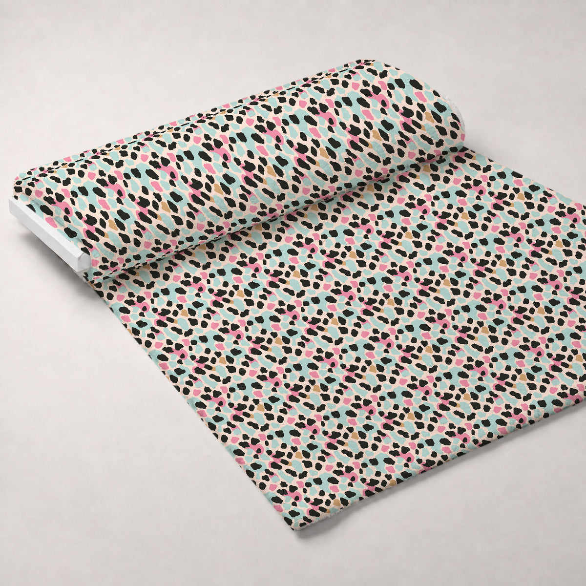 Sorbet Cheetah Spots Pattern 10 Minky Fabric