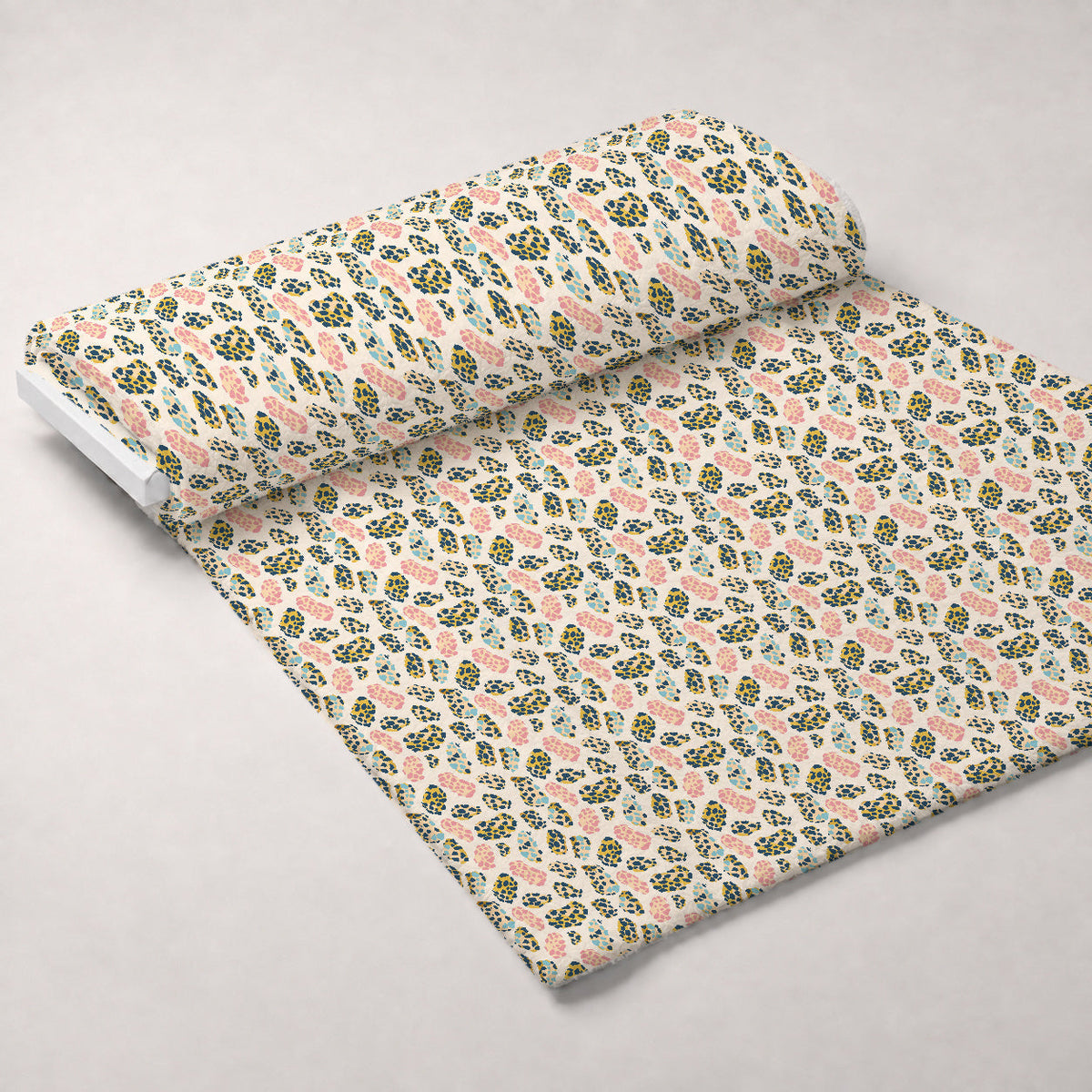 Sorbet Cheetah Spots Pattern 13 Minky Fabric