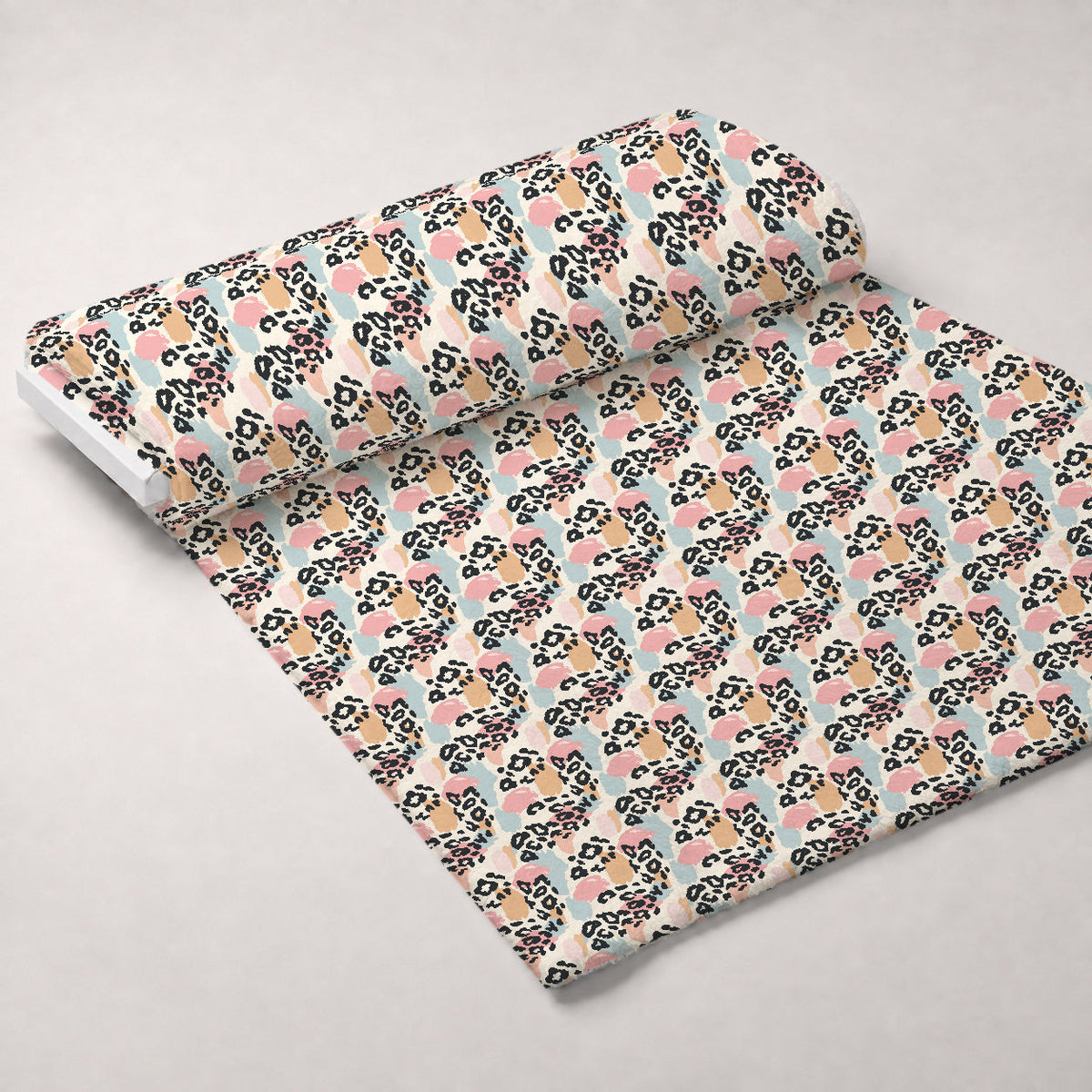 Sorbet Cheetah Spots Pattern 14 Minky Fabric