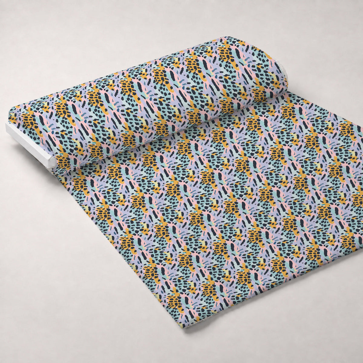 Sorbet Cheetah Spots Pattern 16 Minky Fabric