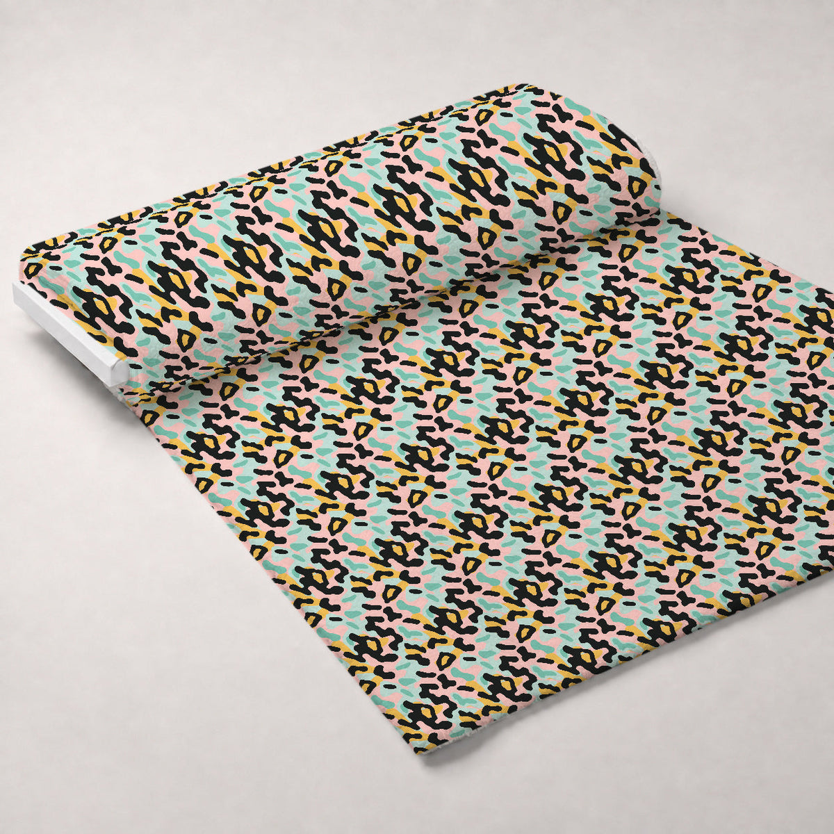 Sorbet Cheetah Spots Pattern 20 Minky Fabric