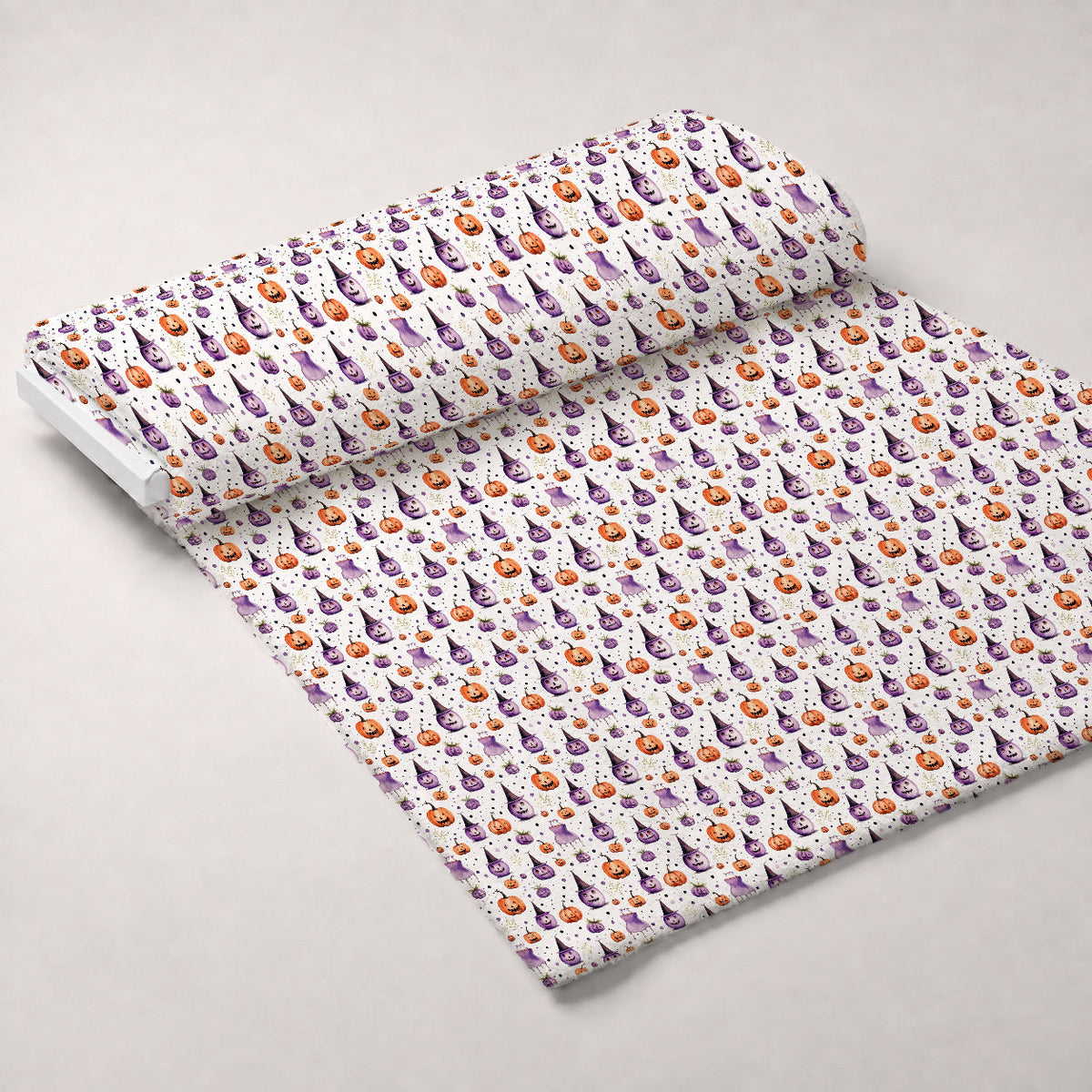 Spooky Pumpkin Patch Pattern 10 Minky Fabric