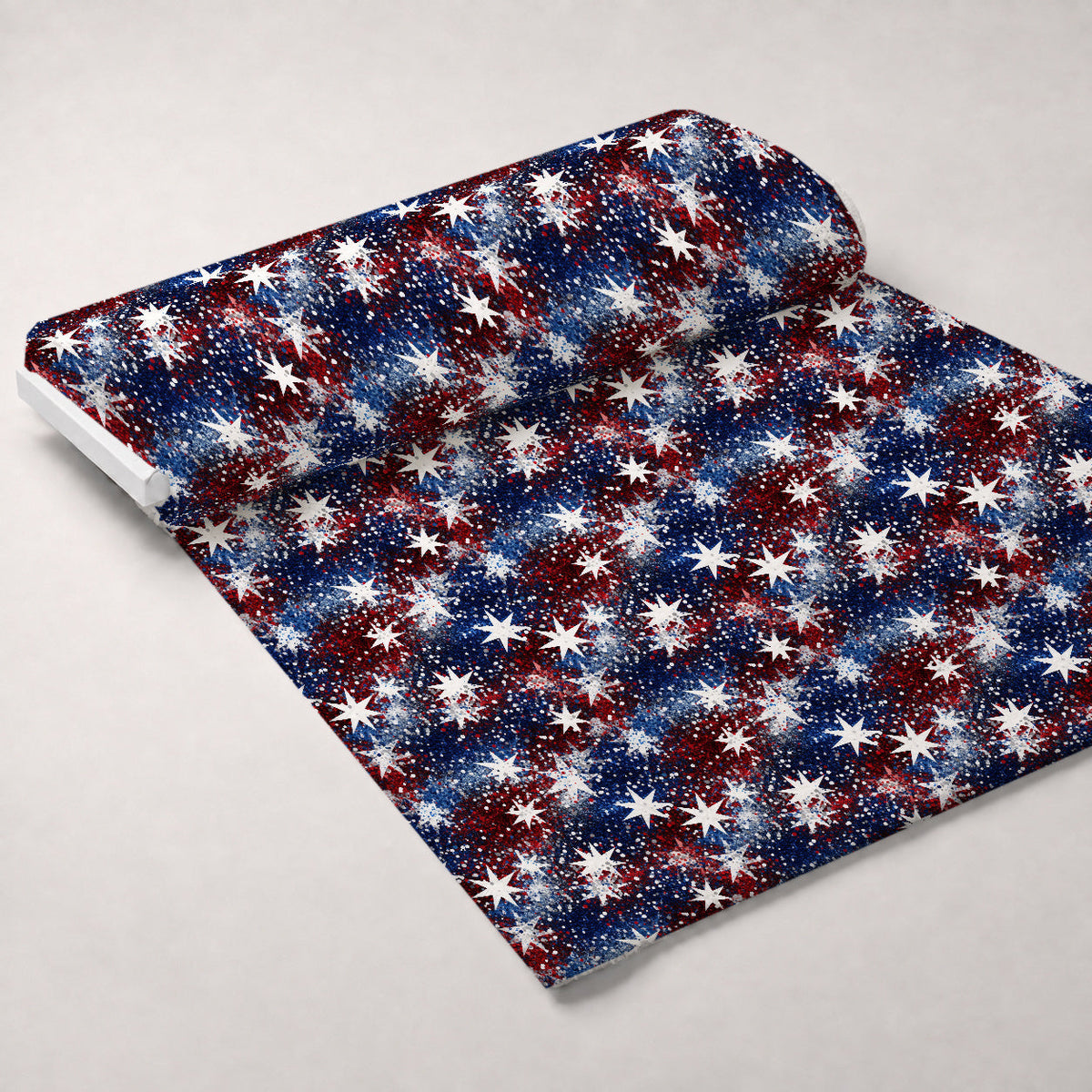 Star Spangled Confetti Pattern 12 Minky Fabric