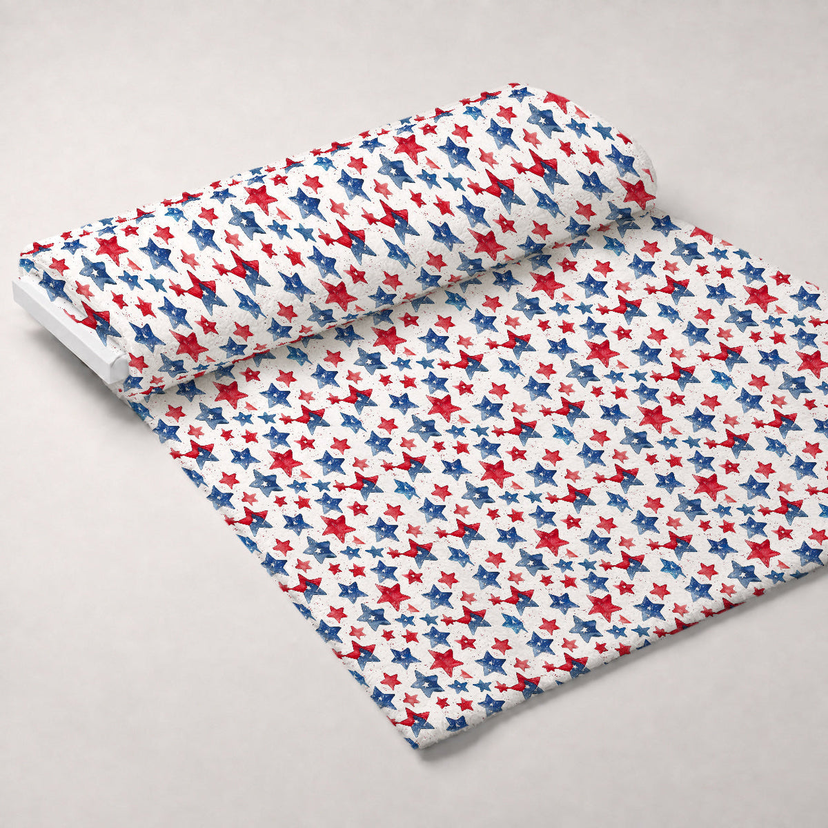 Stars and Stripes Pattern 1 Minky Fabric