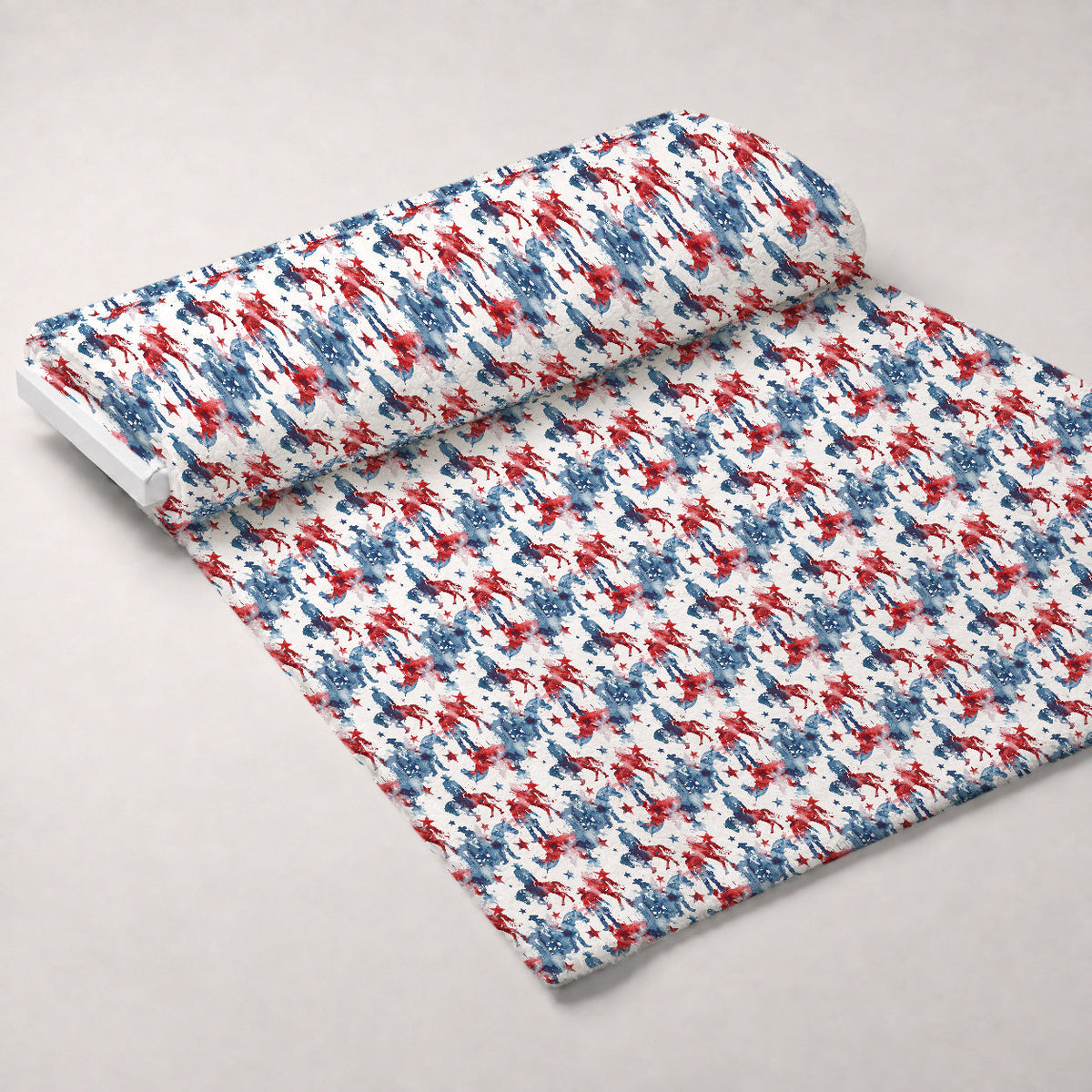 Stars and Stripes Pattern 4 Minky Fabric