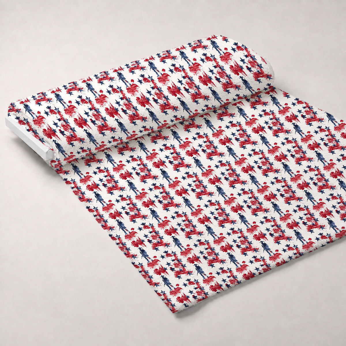 Stars and Stripes Pattern 5 Minky Fabric