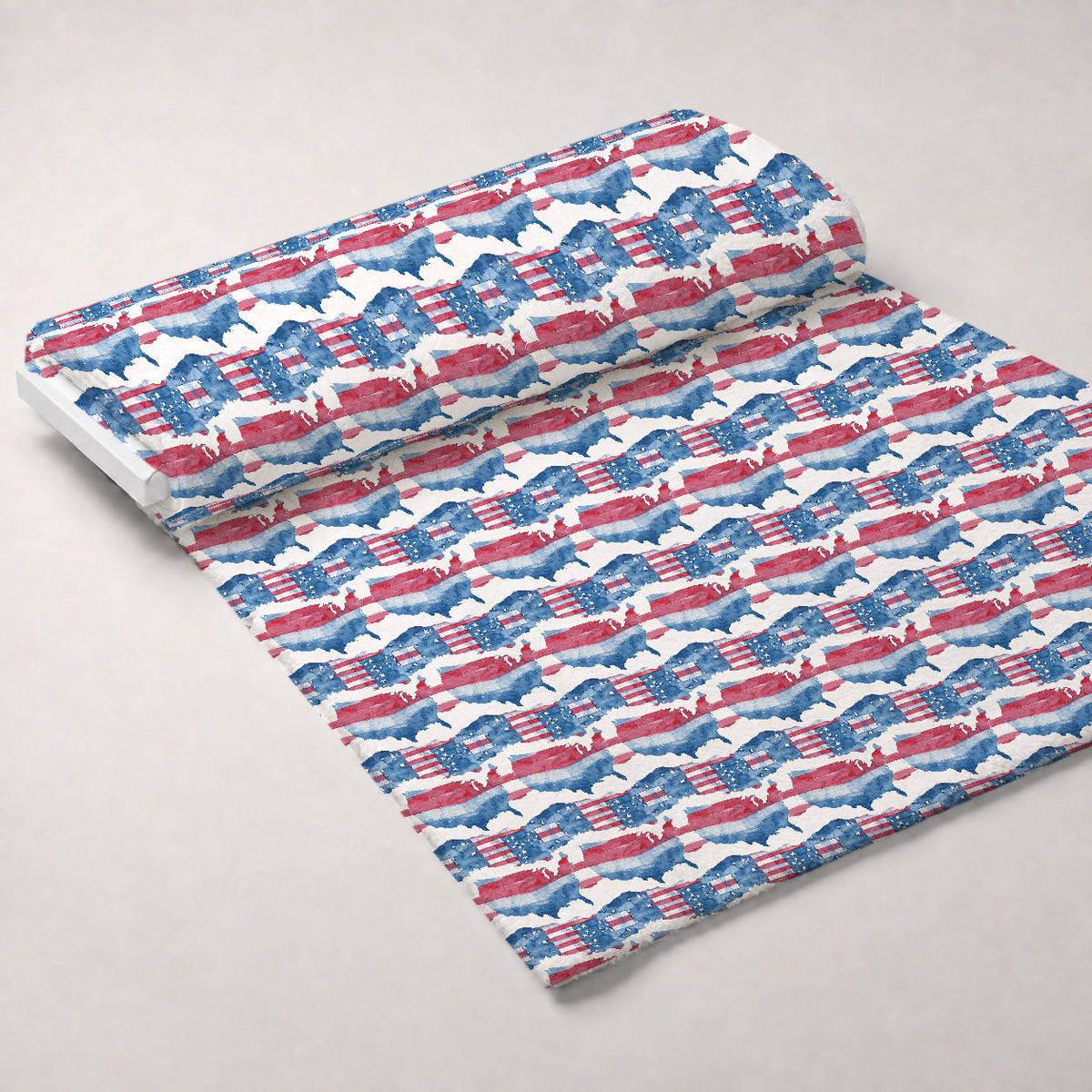 Stars and Stripes Pattern 9 Minky Fabric