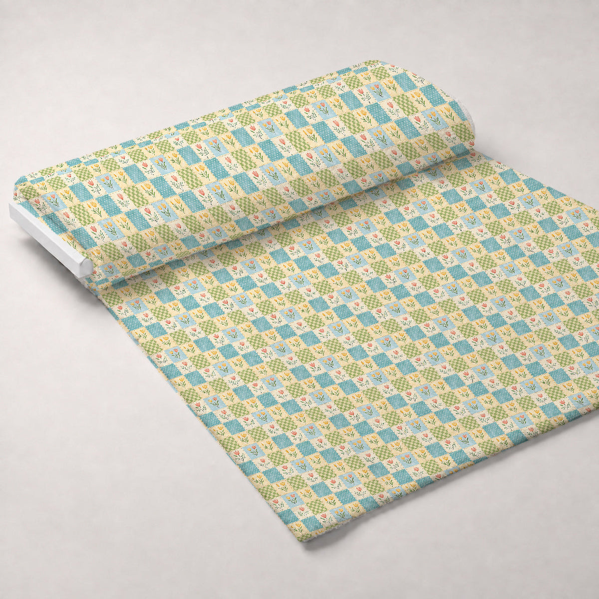 Stitched Meadow Pattern 2 Minky Fabric