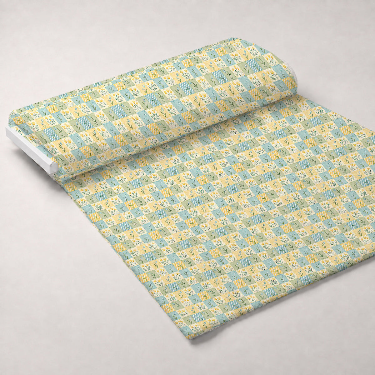 Stitched Meadow Pattern 3 Minky Fabric