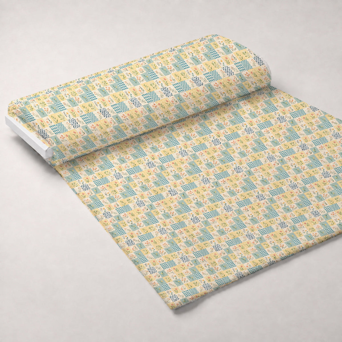 Stitched Meadow Pattern 5 Minky Fabric