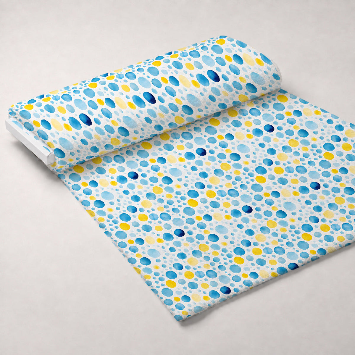 Sunlit Azulejo Pattern 34 Minky Fabric