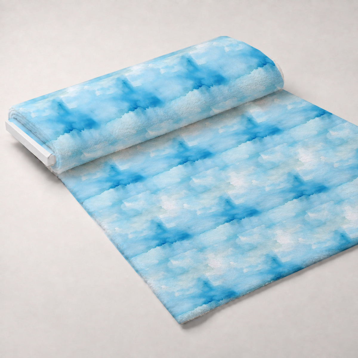 Sunlit Azulejo Pattern 4 Minky Fabric