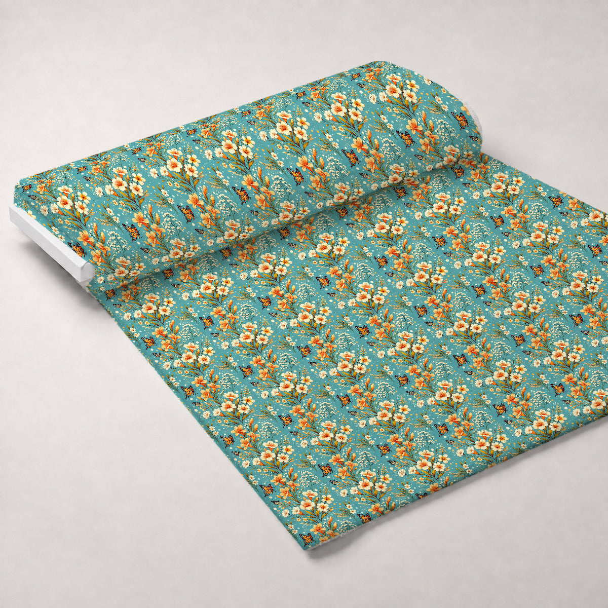 Sunlit Wildflowers Pattern 8 Minky Fabric