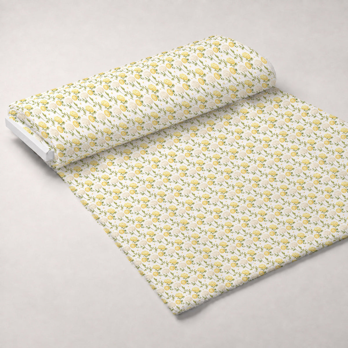 Sunlit Yarrow Pattern 1 Minky Fabric