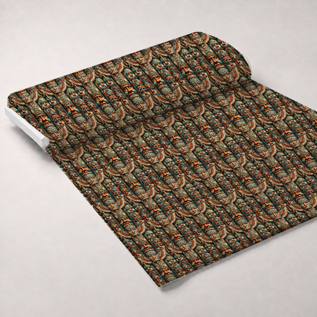 Tiki Guardians Pattern 1 Minky Fabric