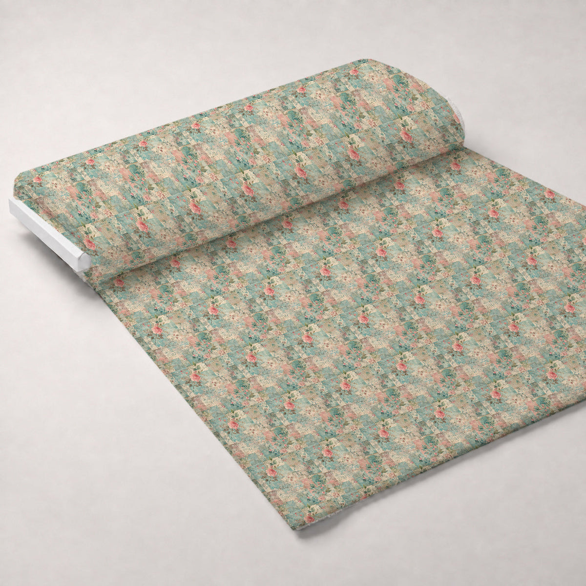 Timeworn Ephemera Pattern 2 Minky Fabric