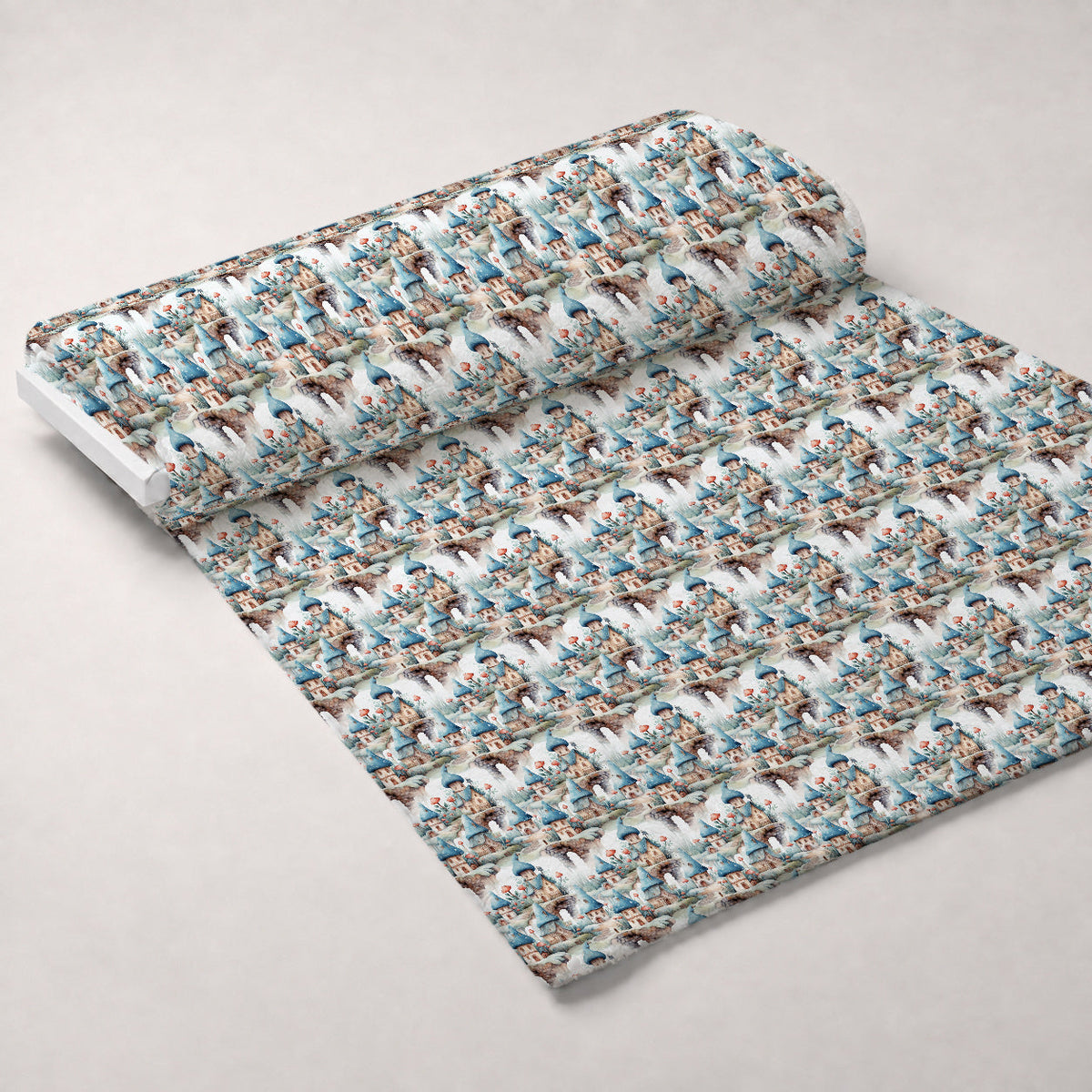 Toadstool Village Pattern 9 Minky Fabric
