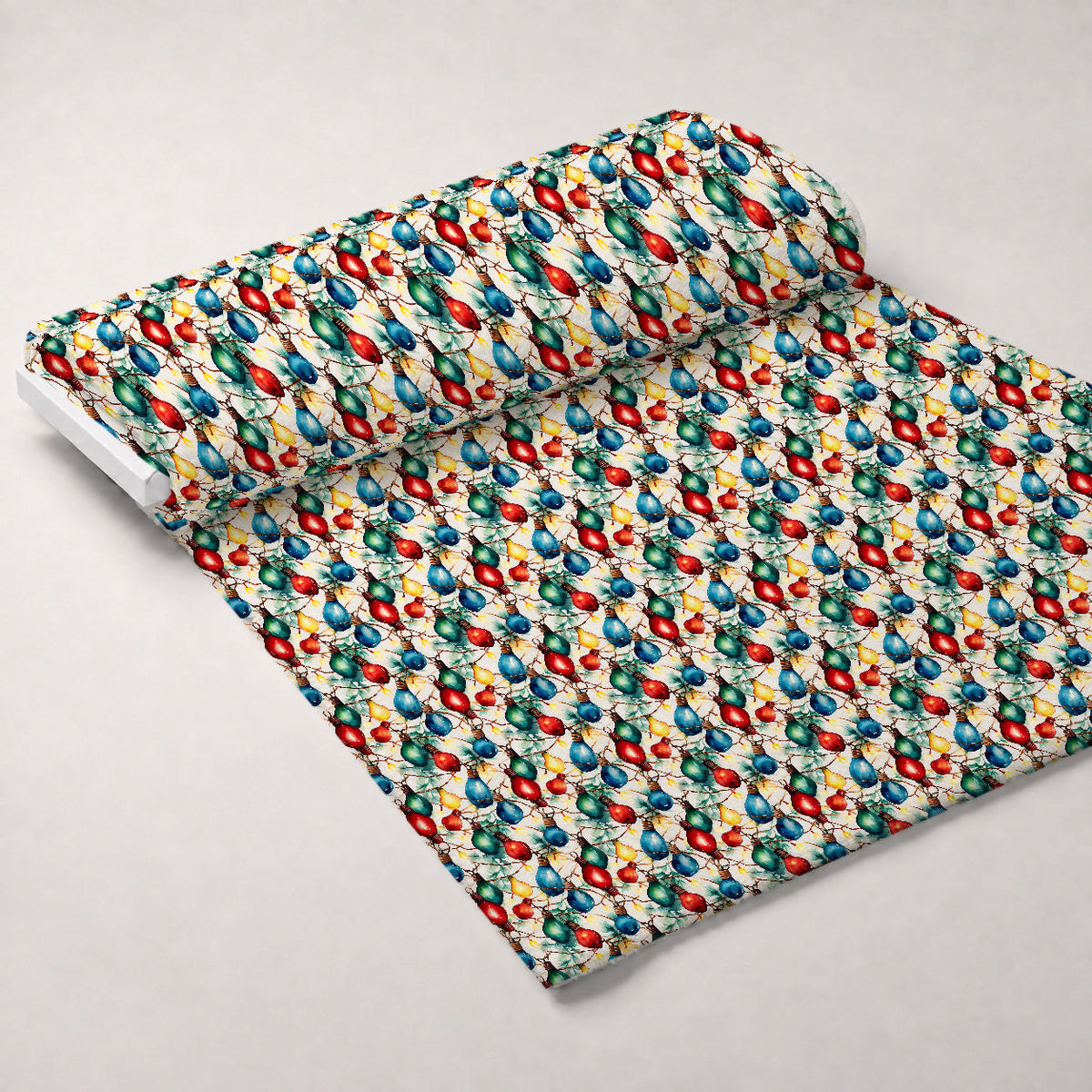 Twinkle Bulb Strings Pattern 13 Minky Fabric