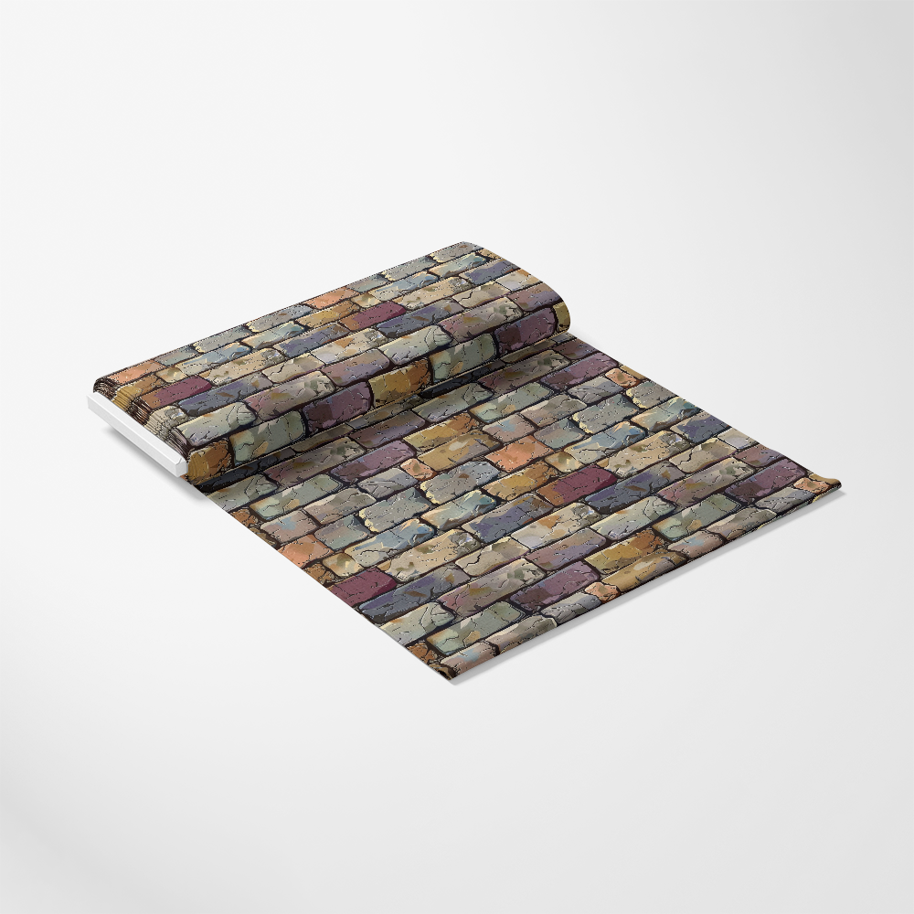 Brick Walls Pattern 27 Quilting Cotton Fabric