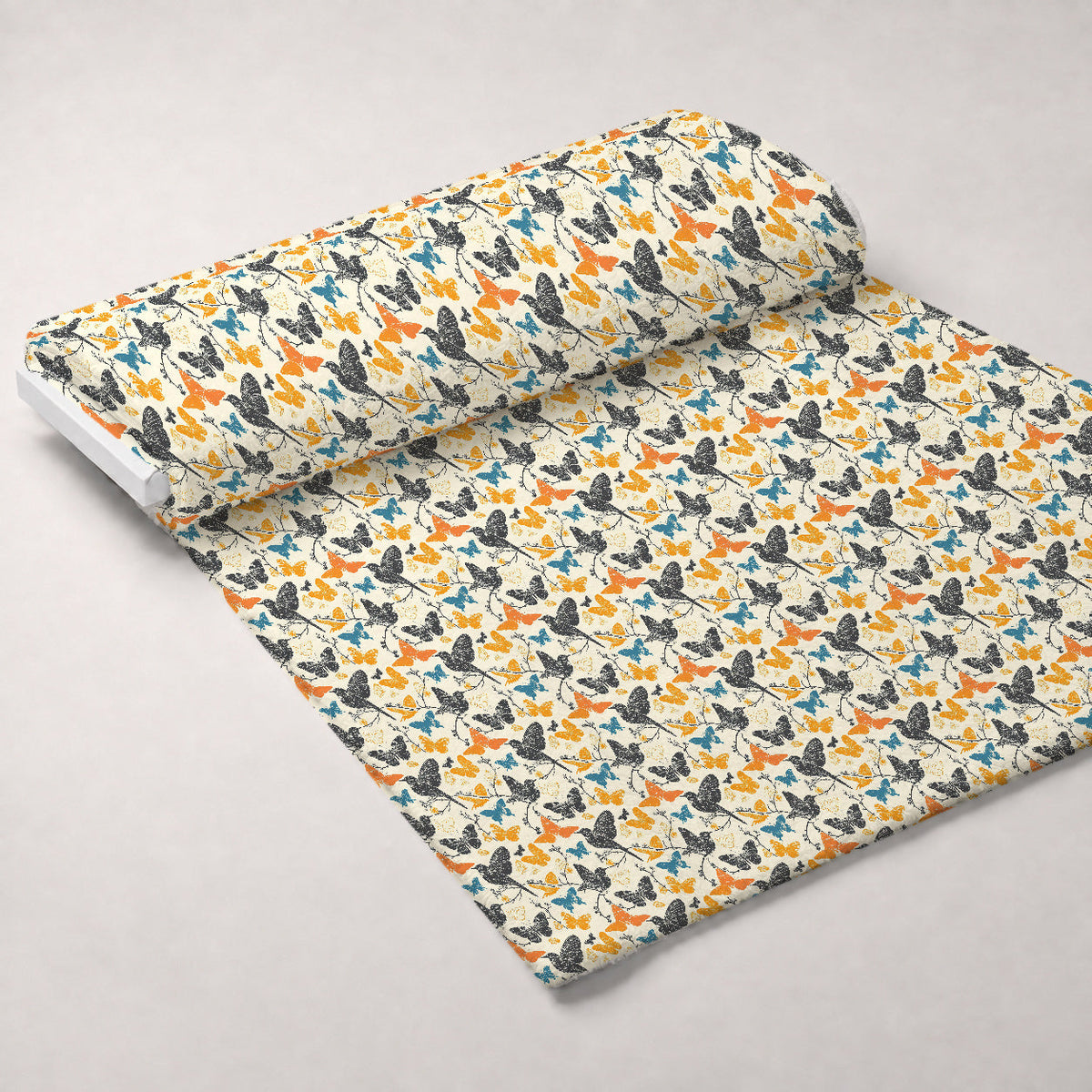 Vintage Aviary Pattern 5 Minky Fabric