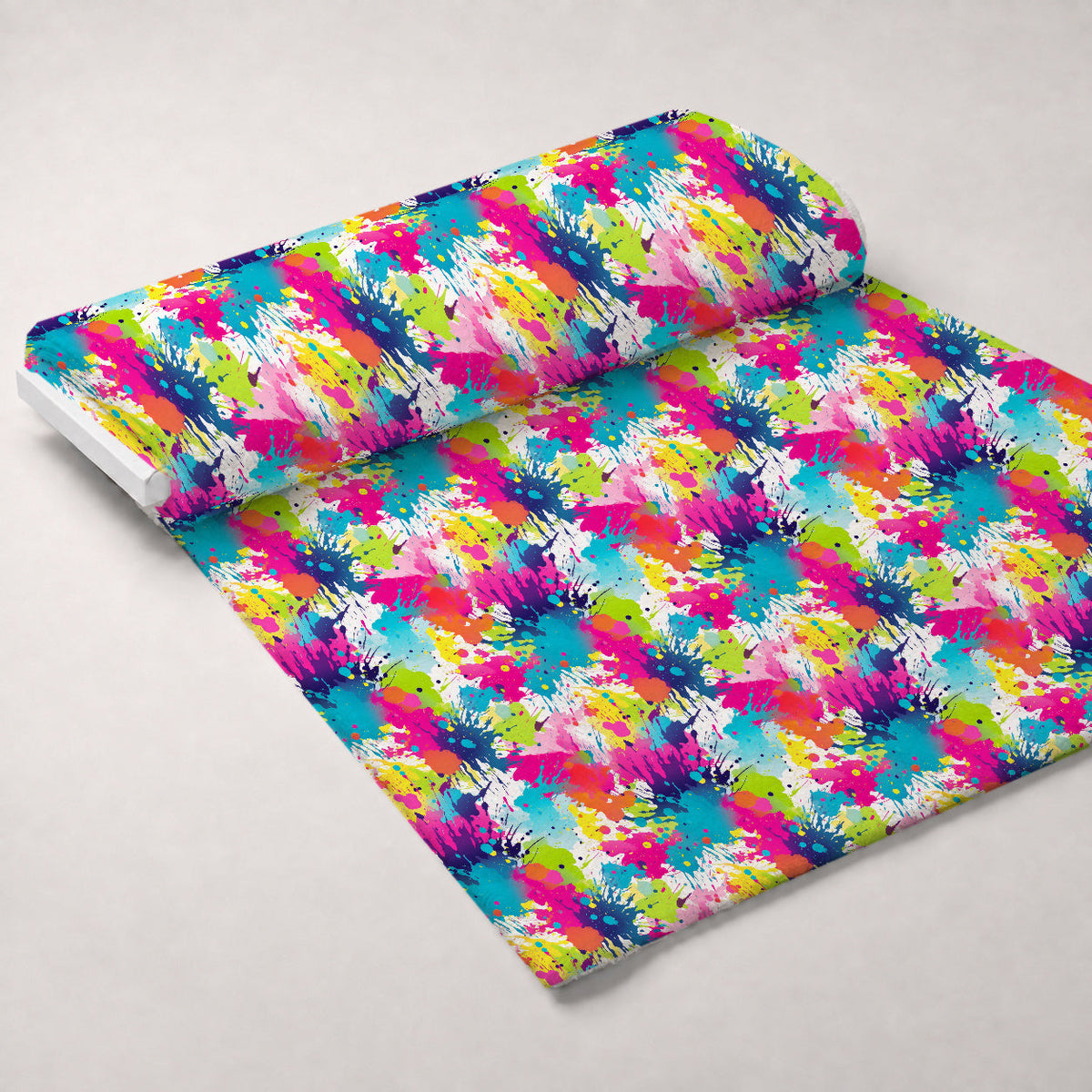 Vivid Splatter Pop Pattern 3 Minky Fabric