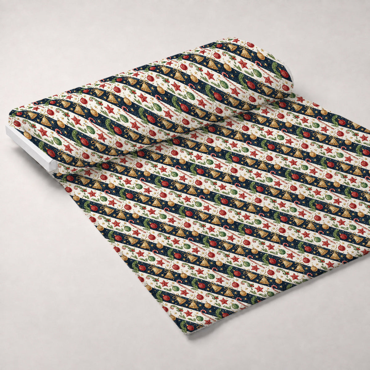 Yuletide Baubles Pattern 5 Minky Fabric