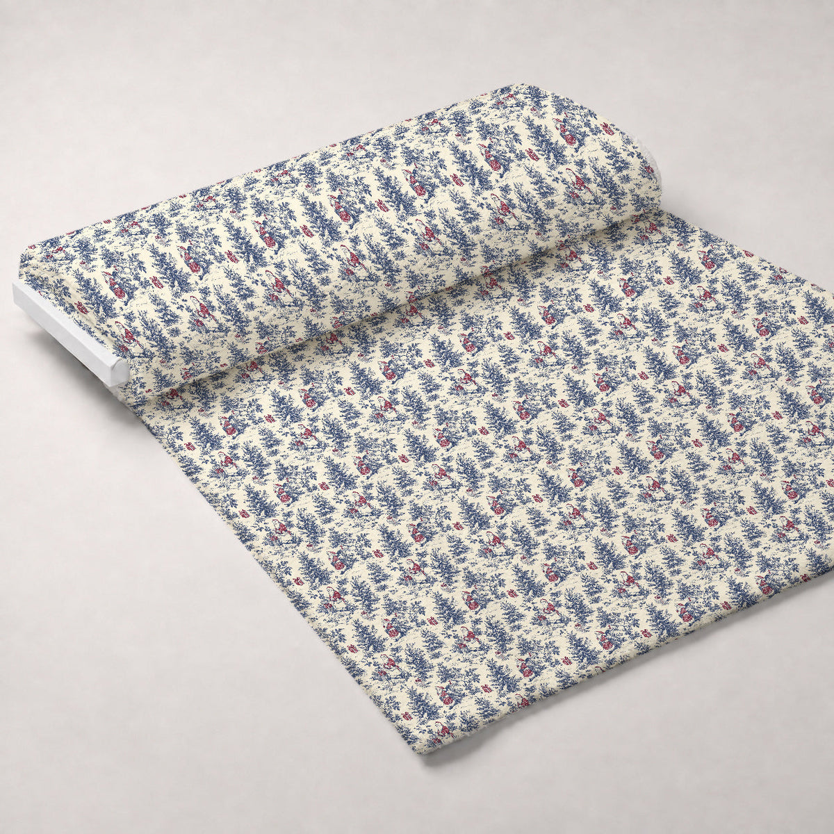 Yuletide Toile Pattern 1 Minky Fabric