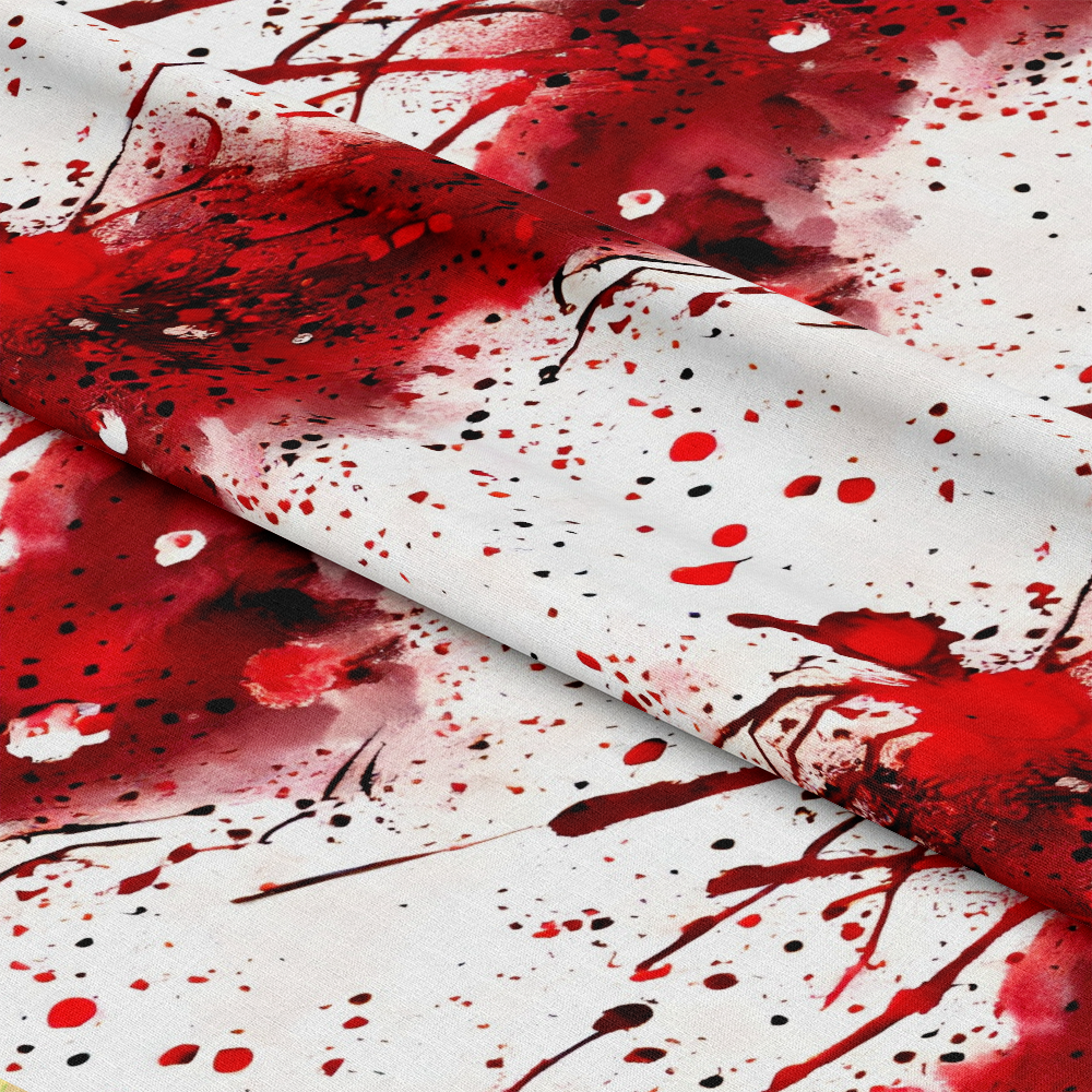 Blood Spatter Pattern 10 Quilting Cotton Fabric