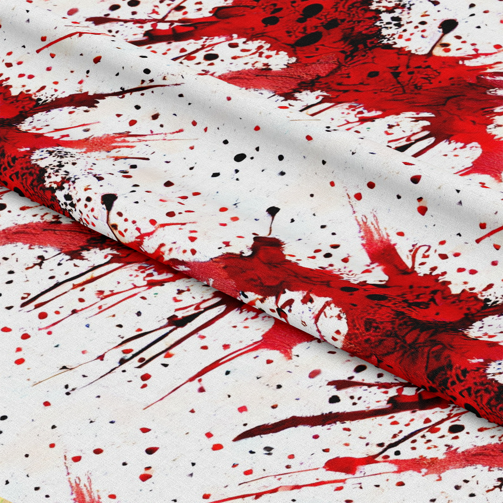 Blood Spatter Pattern 12 Quilting Cotton Fabric