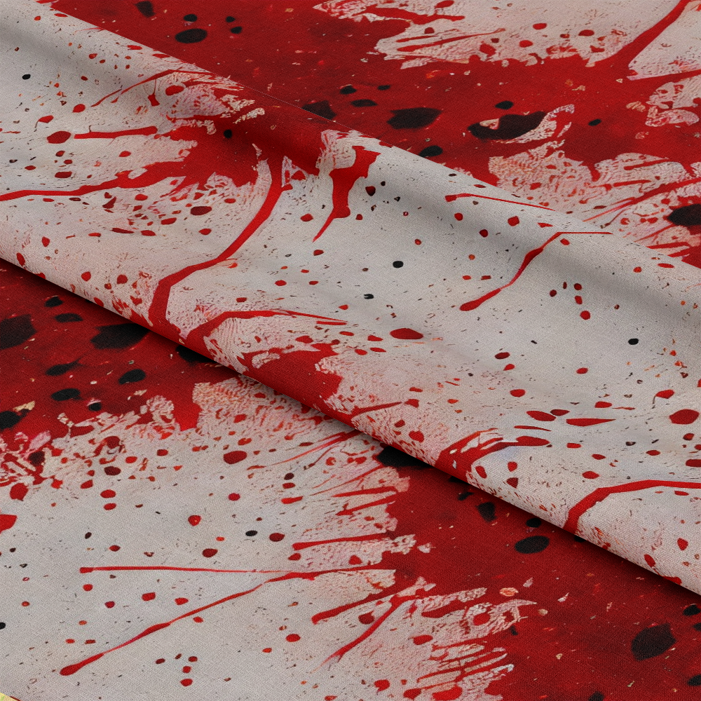 Blood Spatter Pattern 20 Quilting Cotton Fabric
