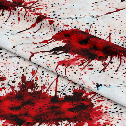 Blood Spatter Pattern 2 Quilting Cotton Fabric