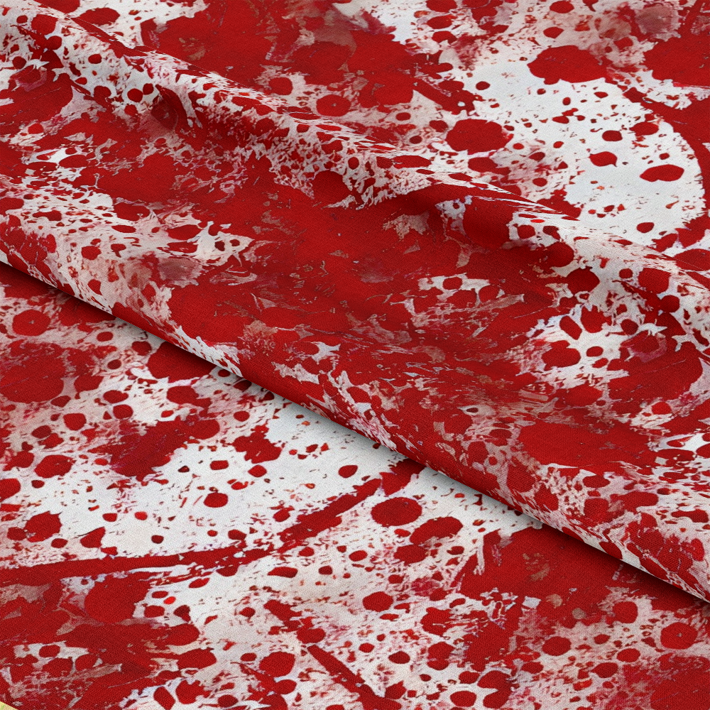 Blood Spatter Pattern 3 Quilting Cotton Fabric