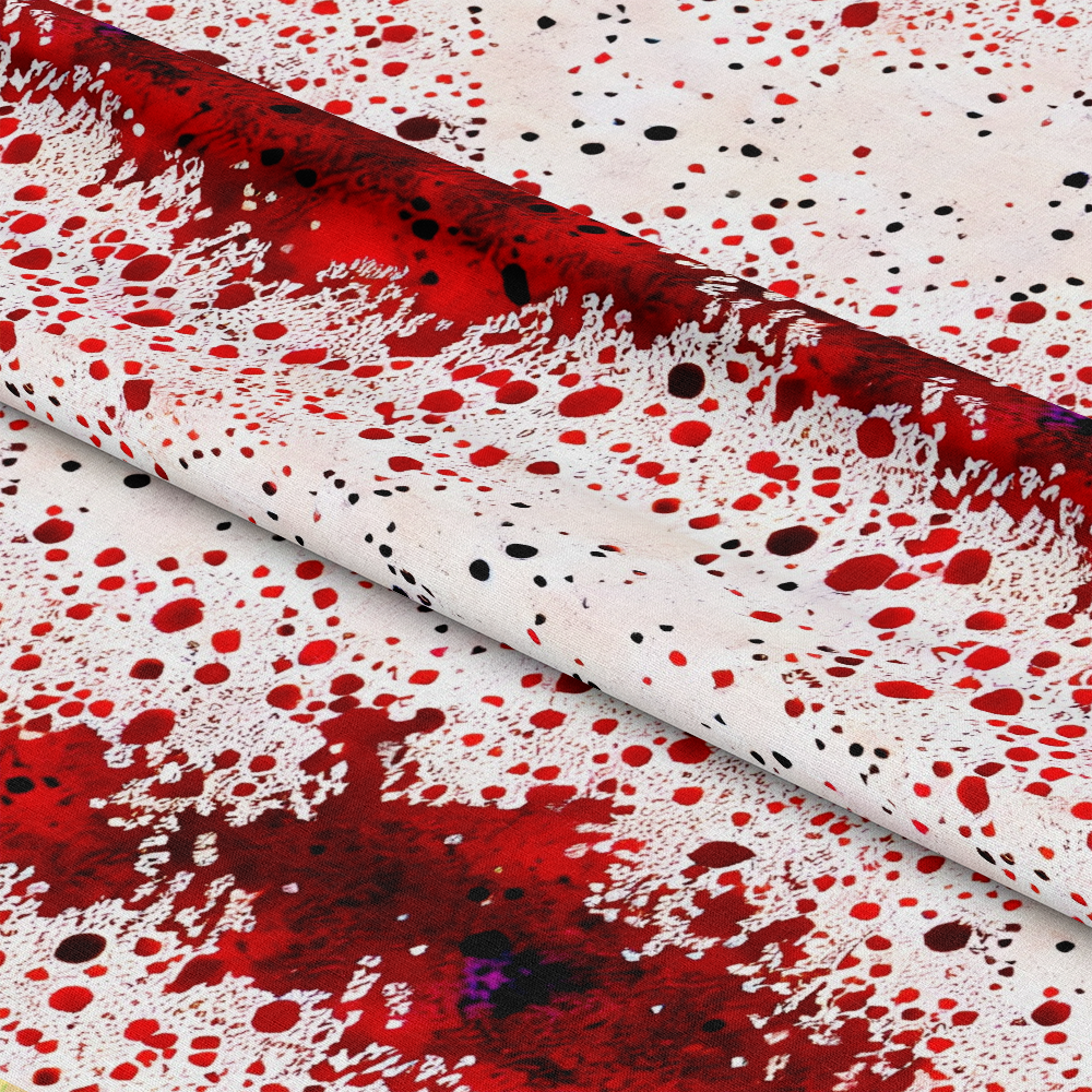 Blood Spatter Pattern 4 Quilting Cotton Fabric