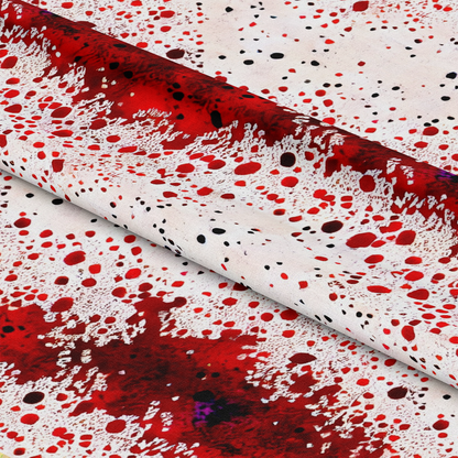 Blood Spatter Pattern 4 Quilting Cotton Fabric