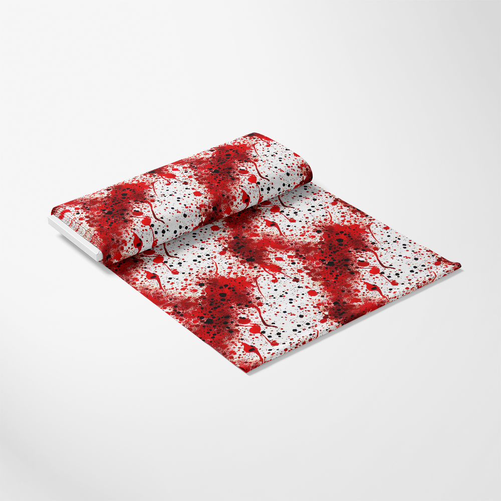 Blood Spatter Pattern 5 Quilting Cotton Fabric