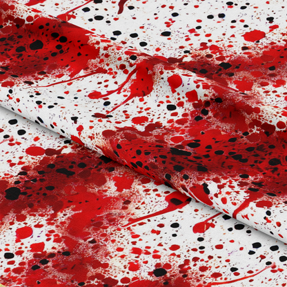 Blood Spatter Pattern 5 Quilting Cotton Fabric
