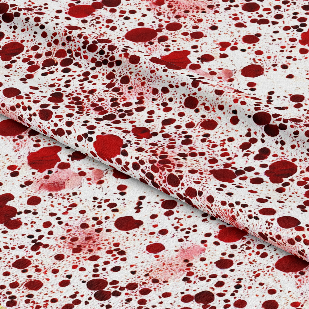 Blood Spatter Pattern 6 Quilting Cotton Fabric