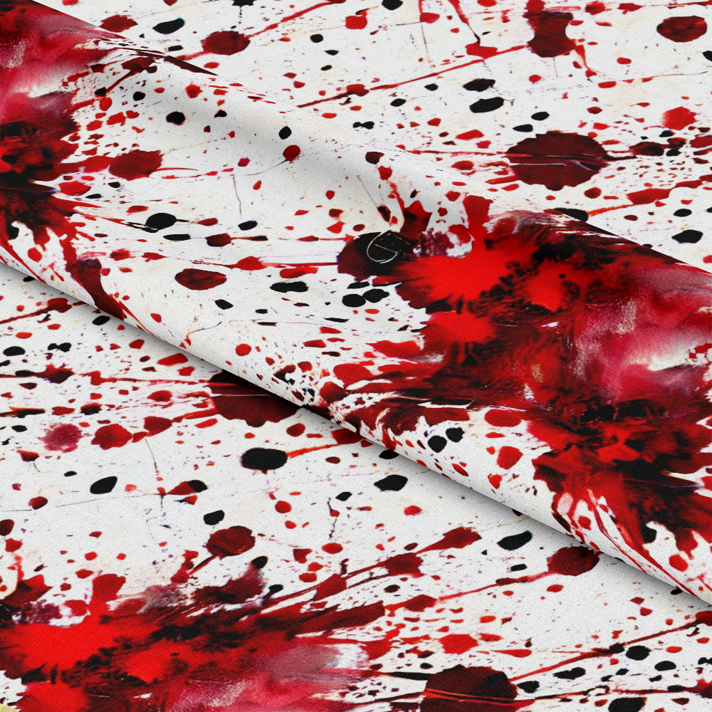 Blood Spatter Pattern 7 Quilting Cotton Fabric