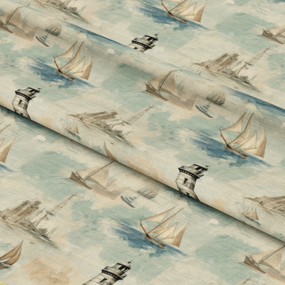 Nautical Adventures Pattern 7 Quilting Cotton Fabric