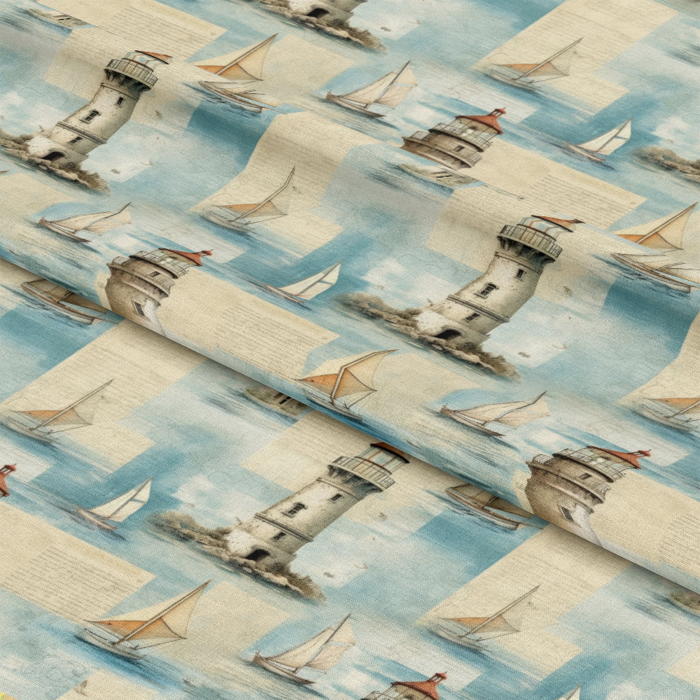 Nautical Adventures Pattern 8 Quilting Cotton Fabric