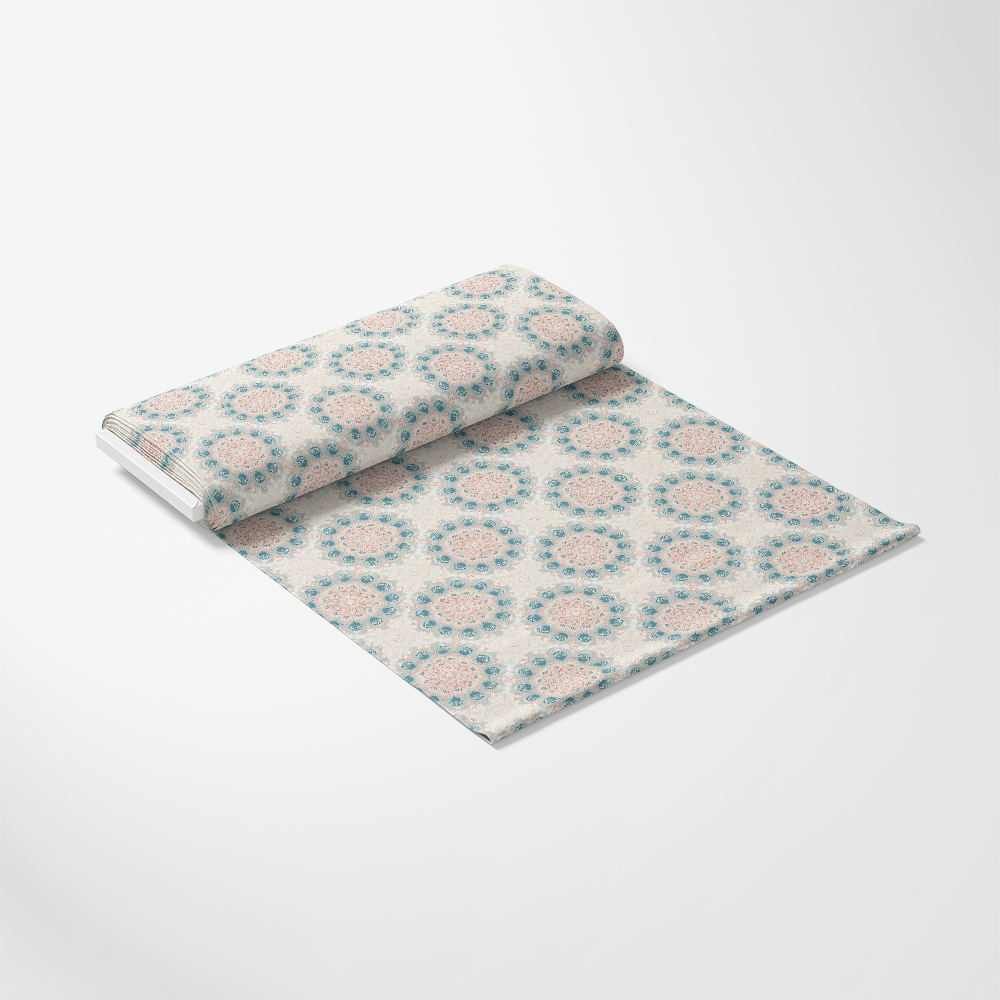 Pastel Mandala Pattern 10 Quilting Cotton Fabric