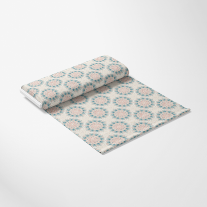 Pastel Mandala Pattern 10 Quilting Cotton Fabric