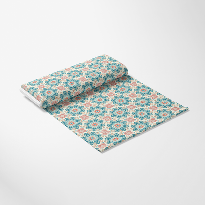 Pastel Mandala Pattern 12 Quilting Cotton Fabric