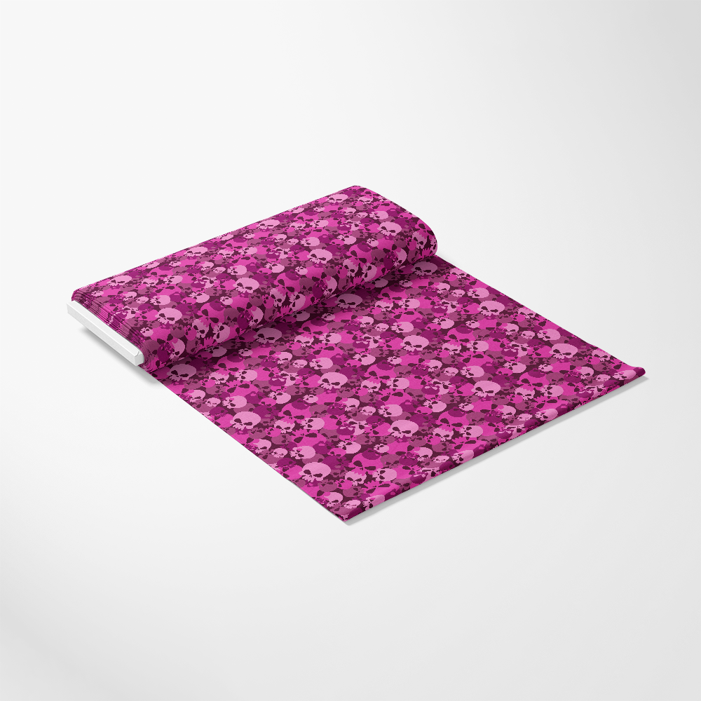 Skull Camouflage Pattern 10 Quilting Cotton Fabric