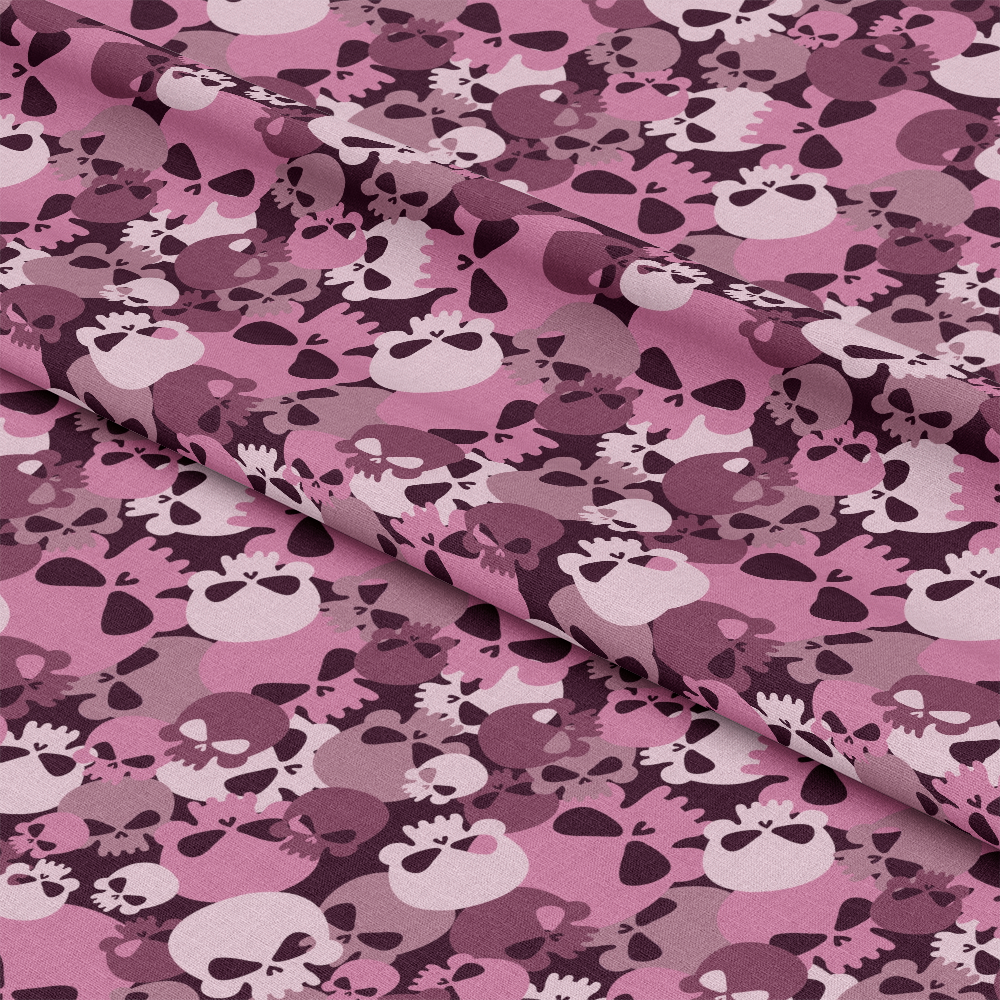 Skull Camouflage Pattern 11 Quilting Cotton Fabric