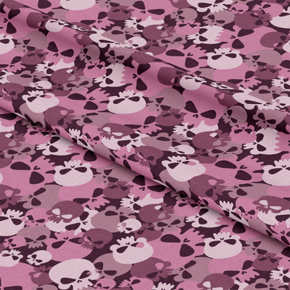 Skull Camouflage Pattern 11 Quilting Cotton Fabric