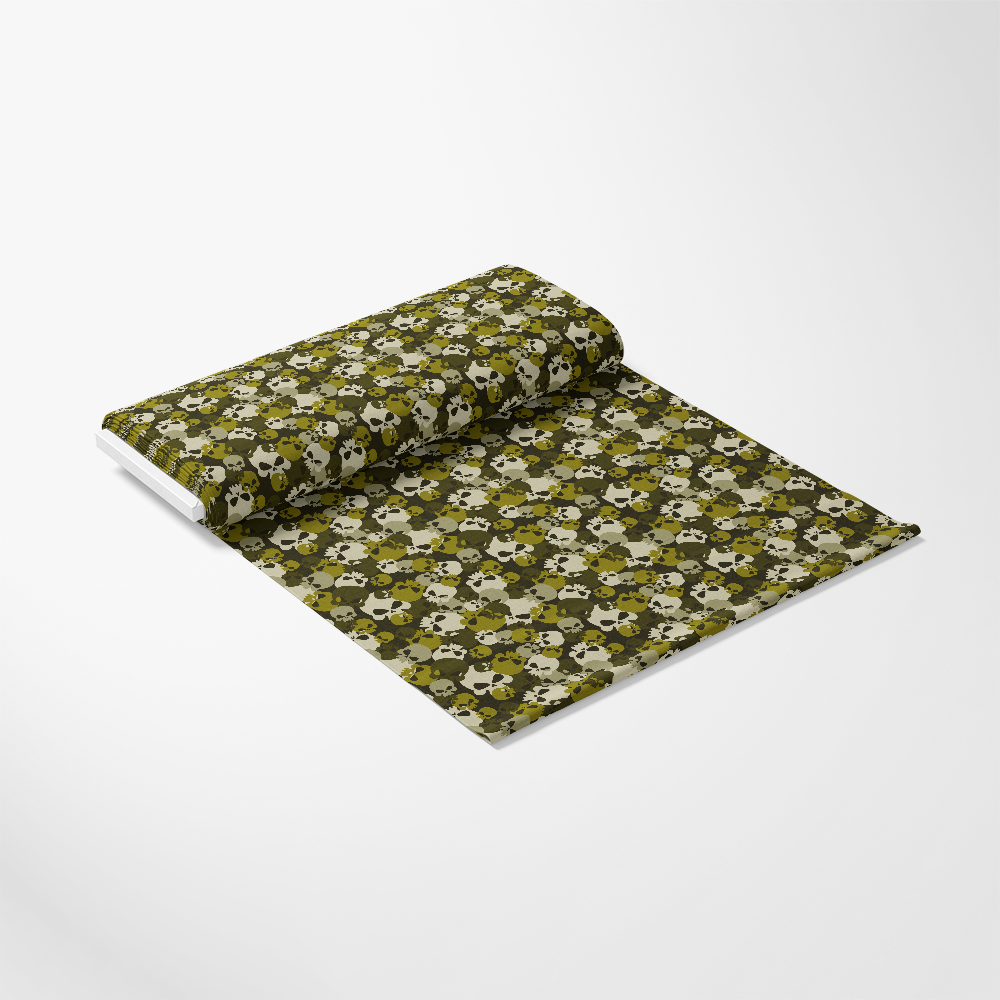 Skull Camouflage Pattern 5 Quilting Cotton Fabric